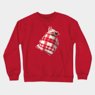 Funny Festive Pigs in Blankets Christmas Pun 3 Crewneck Sweatshirt